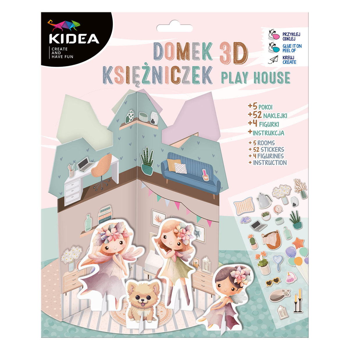 DERFORM, kreatywny domek 3d dla księżniczek kidea