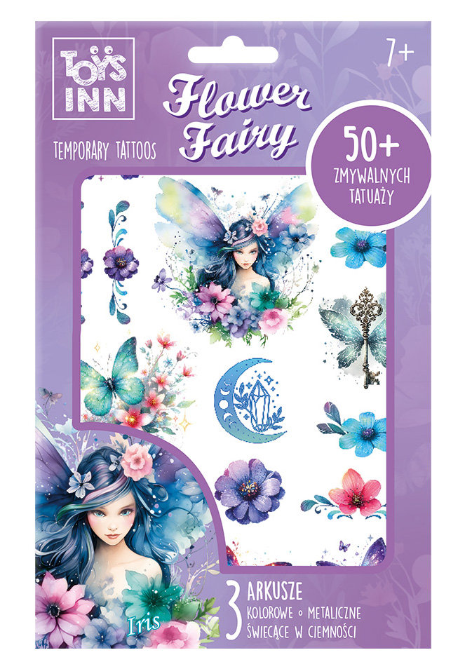STNUX, tatuaże flower fairy iris stn 9315