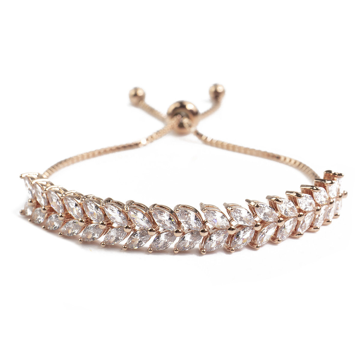 Bransoletka STAL SZLACHENTA POZŁACANA rose gold