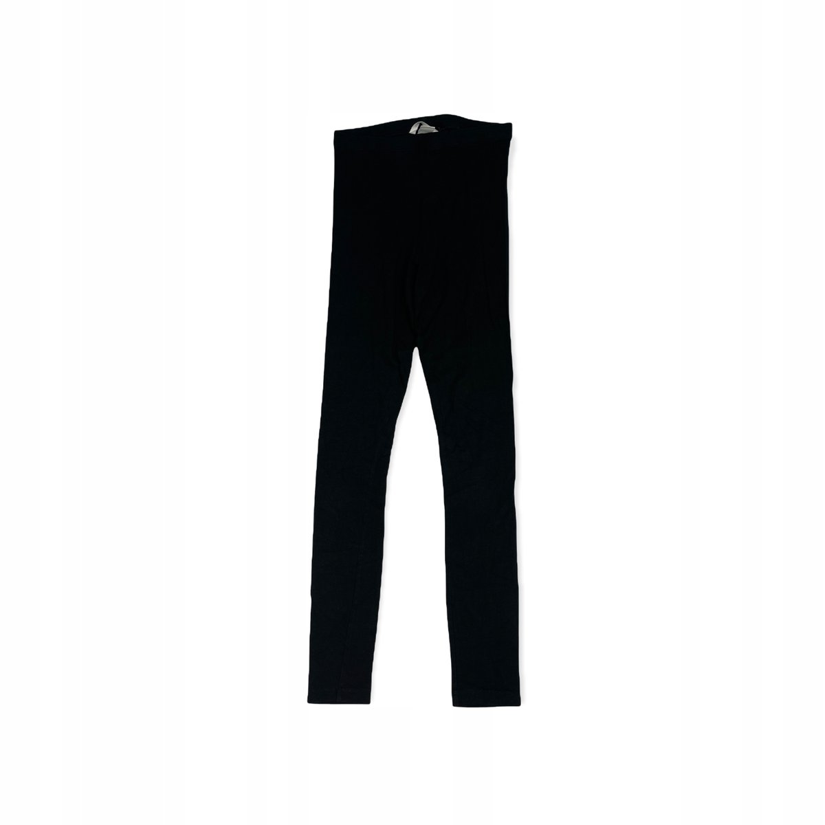Czarne spodnie legginsy damskie H&M XS