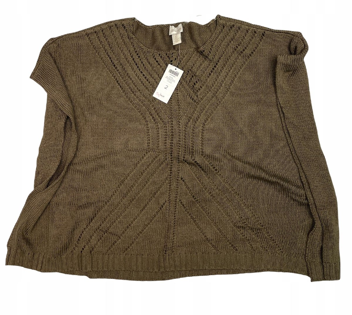 Narzutka sweterek damski CHICO'S oversize