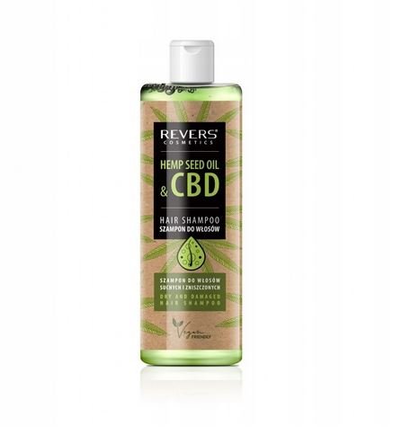 REVERS SZAMPON DO WŁOSÓW SUCHYCH ZNISZCZONYCH 400 ML HEMP SEED OIL & CBD