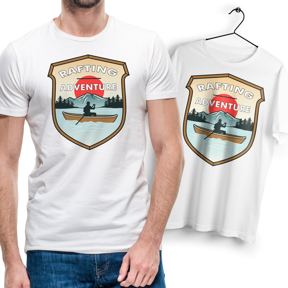 T-Shirt Podkoszulek Męski Outdoor living camping kemping góry Na Prezent