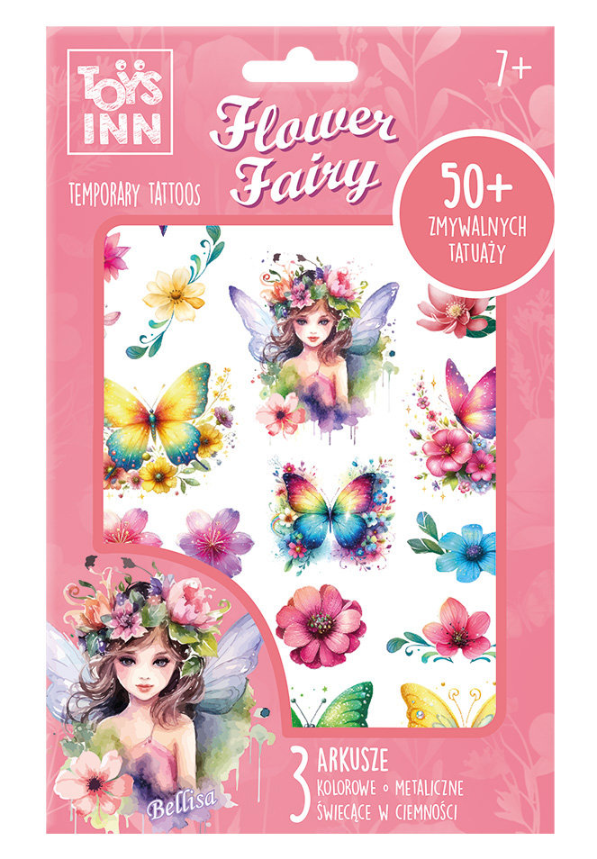 STNUX, tatuaże flower fairy bellisa stn 9308