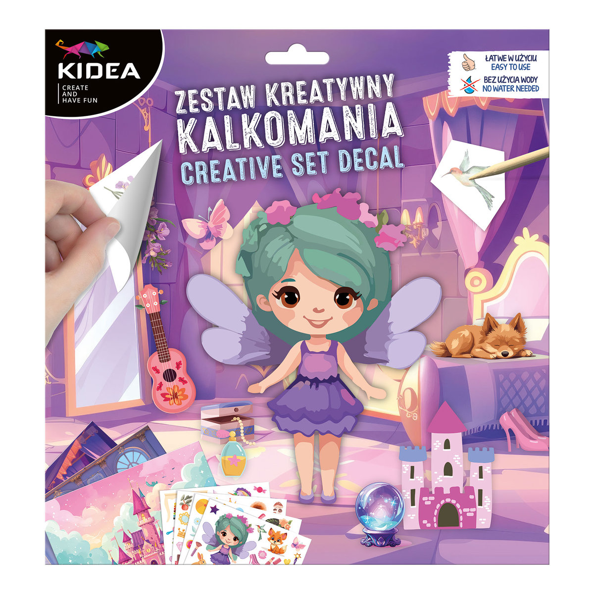 DERFORM, zestaw kreatywny kalkomania kidea