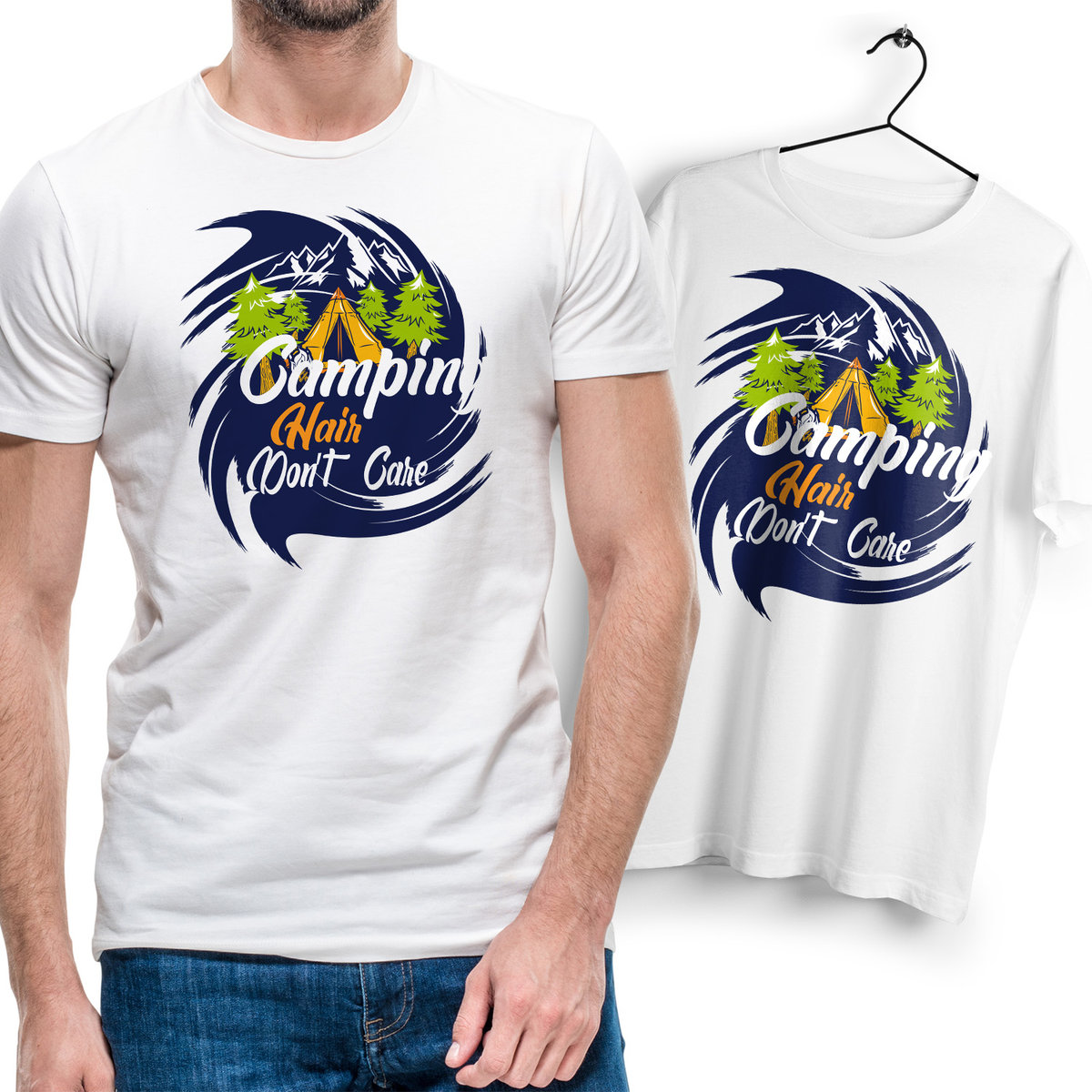 T-Shirt Podkoszulek Męski Outdoor living camping kemping góry Na Prezent