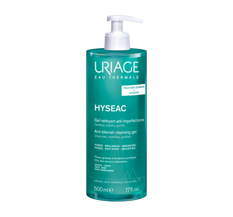 Uriage Hyseac oczyszczający żel do twarzy i ciała 500ml