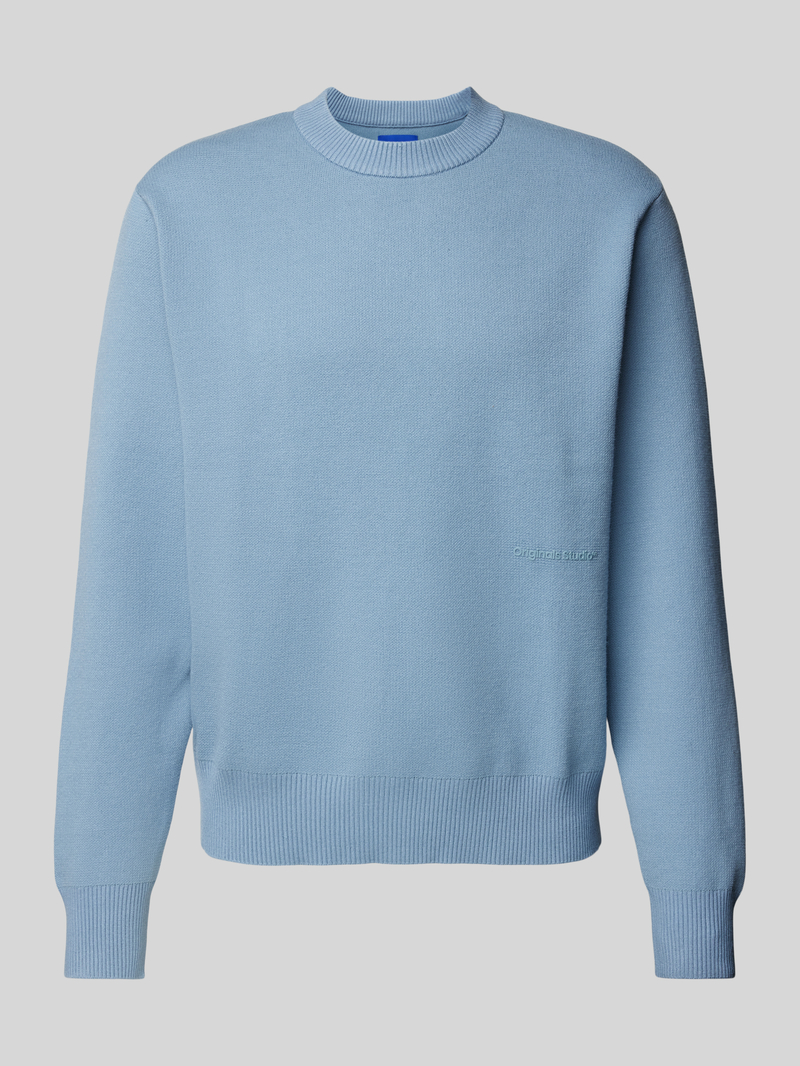 Sweter z dzianiny z nadrukiem z logo model ‘VESTERBRO’