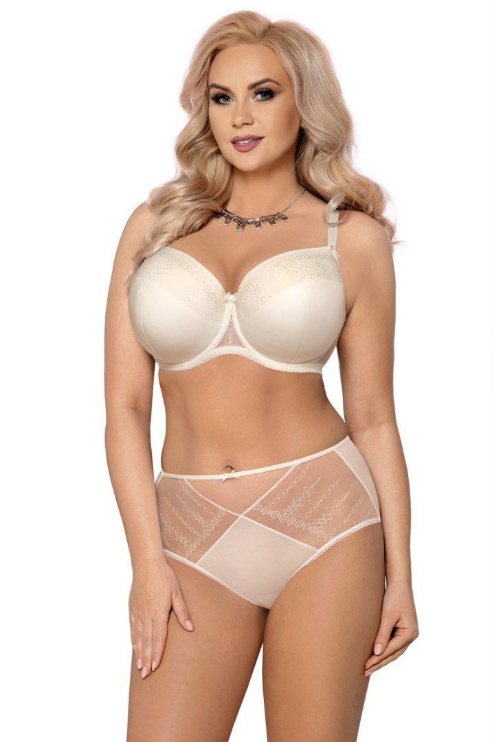 Biustonosz push up Biustonosz Usztywniany Model VB-430 Ecru - Vena - 70D