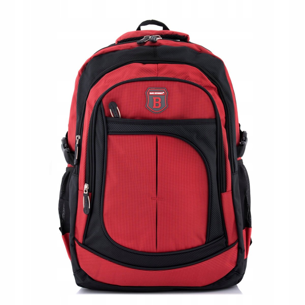 Czerwony Plecak do Pracy Męski Duży 30L Sportowy Wodoodporny BagStreet Z95