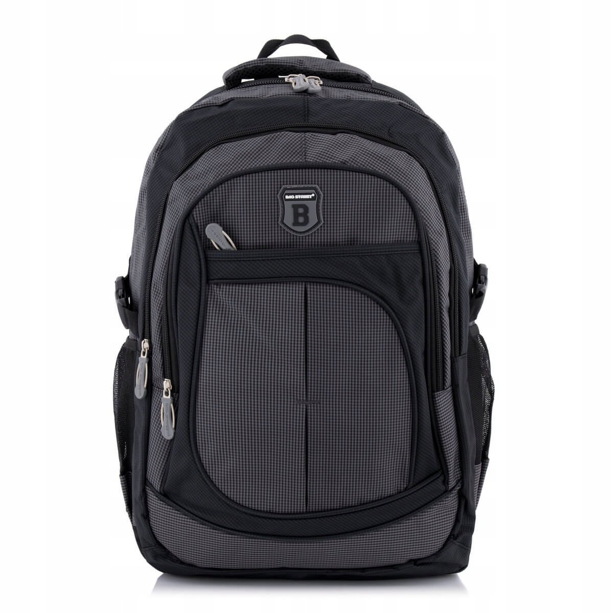 Szary Plecak do Pracy Męski Duzy 30L Sportowy Wodoodporny Bag Street Z95