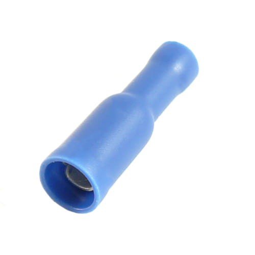 Konektor cylindryczy żeński 64409 izolowany niebieski przekrój przewodu 1 - 2.5 mm2