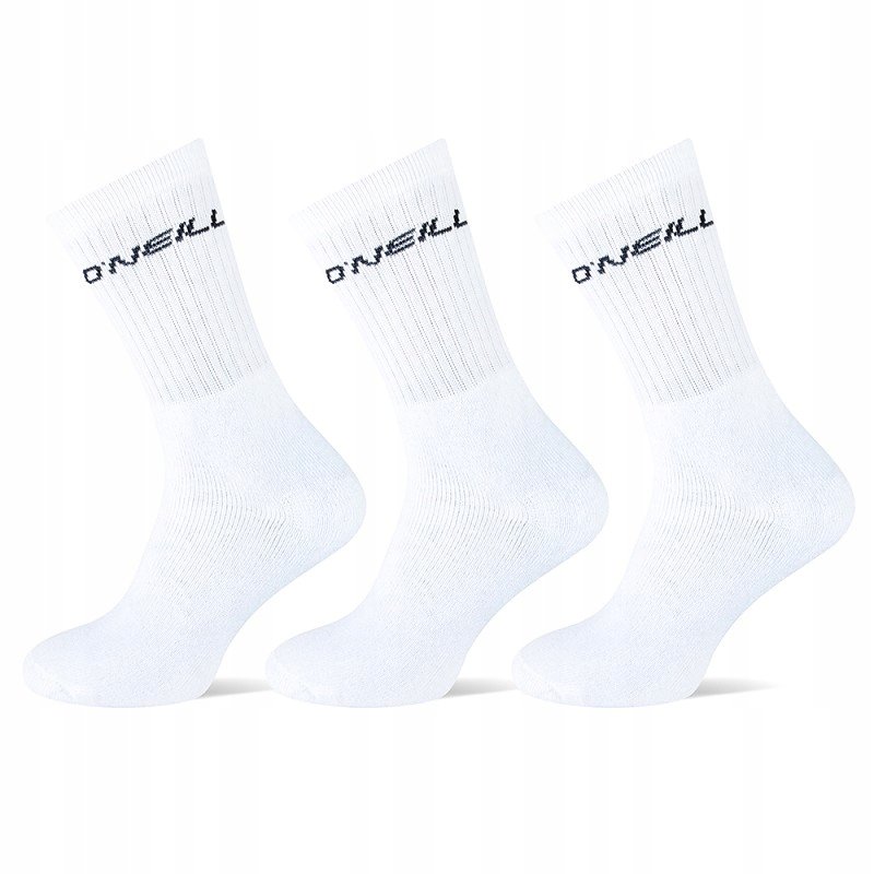 Skarpetki długie dla mężczyzn O'neill Sport socks 3-pak biały 39-42