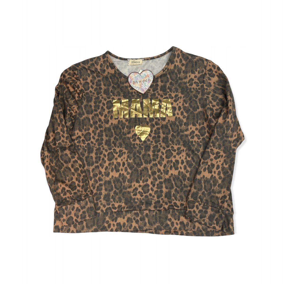 Bluzka damska długi rękaw nadruk mama BTWEEN L
