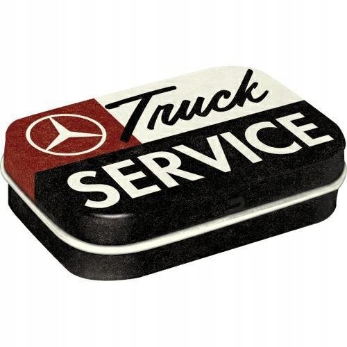 Miętówki MERCEDES-BENZ TRUCK SERVICE metal pudełko prezent