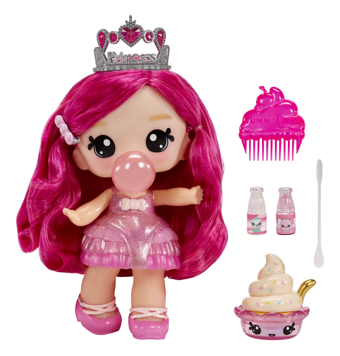 Yummiland Large Doll + Lipgloss Pet Asst