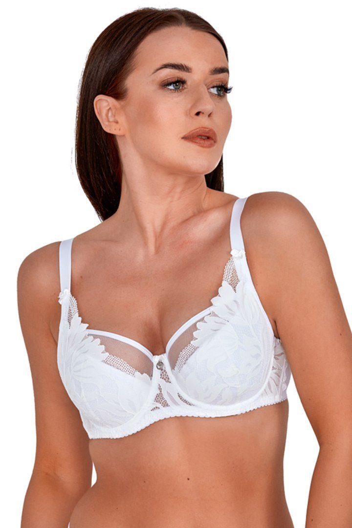 Gaia Biustonosz Soft Biustonosz Semi-Soft Model 1134 Keto White - Gaia - 75E