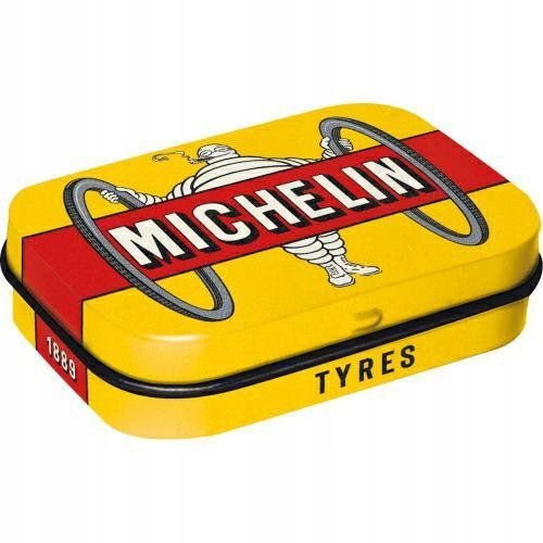 Miętówki MICHELIN Bibendum metal pudełko prezent