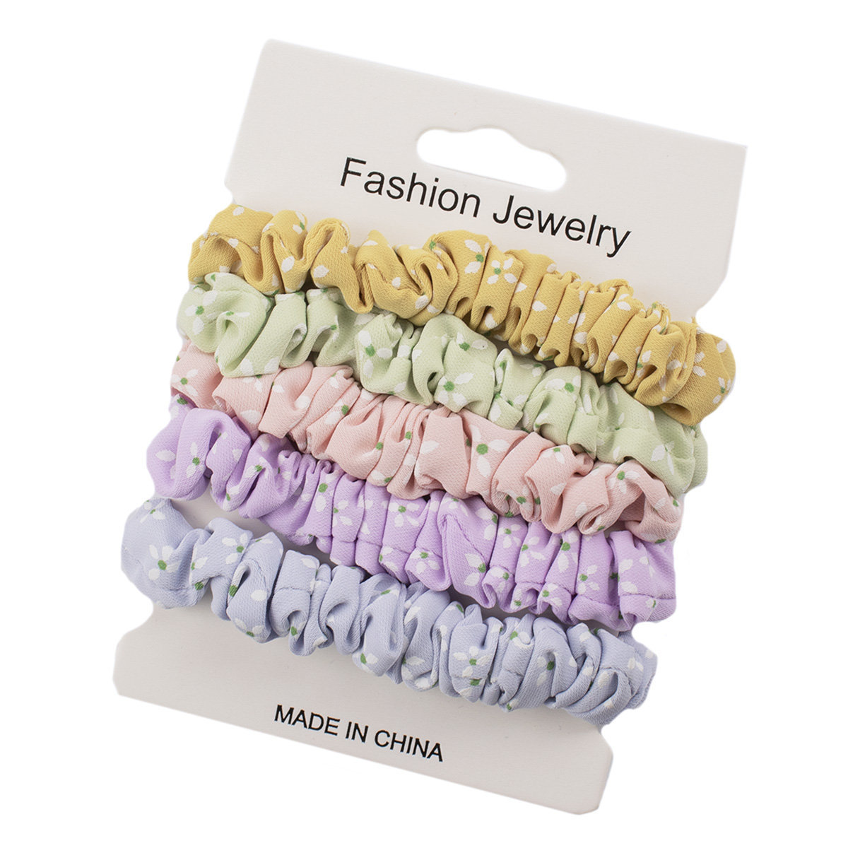 GUMKI do włosów ZESTAW gumek SCRUNCHIES 5 sztuk