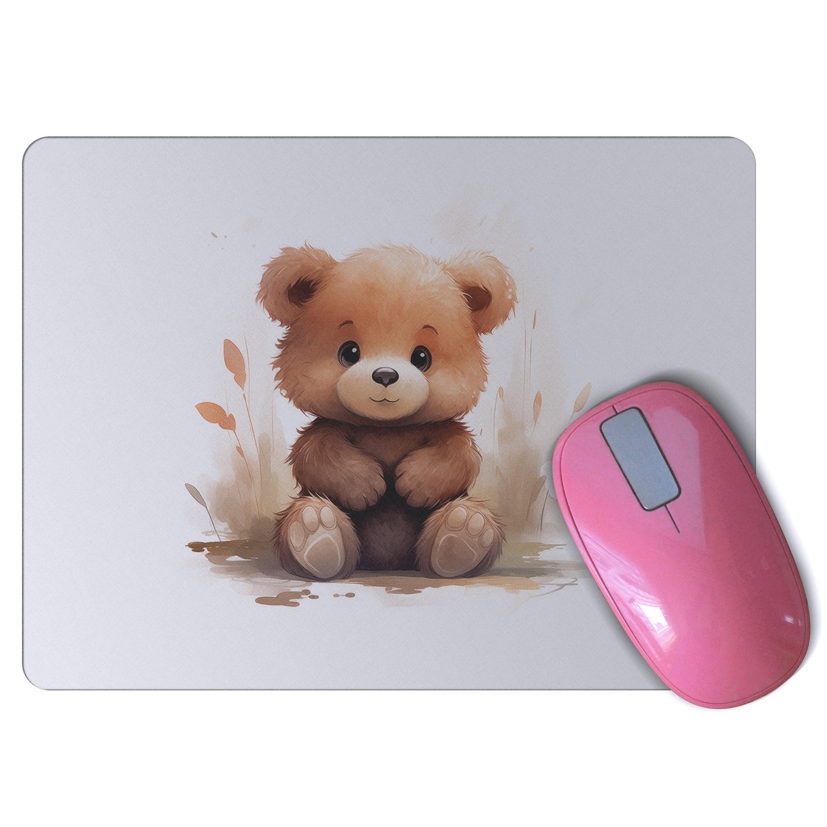 PODKŁADKA POD MYSZ Z MISIEM MIŚ pluszowy słodki dla dziecka prezent