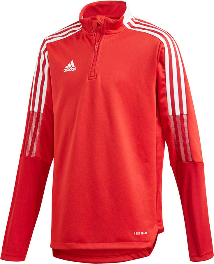 Bluza dla dzieci adidas Tiro 21 Training Top Youth czerwona GM7323-164cm