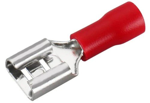 Konektor żeński 51000 6.3mm izolowany 1.5 mm2
