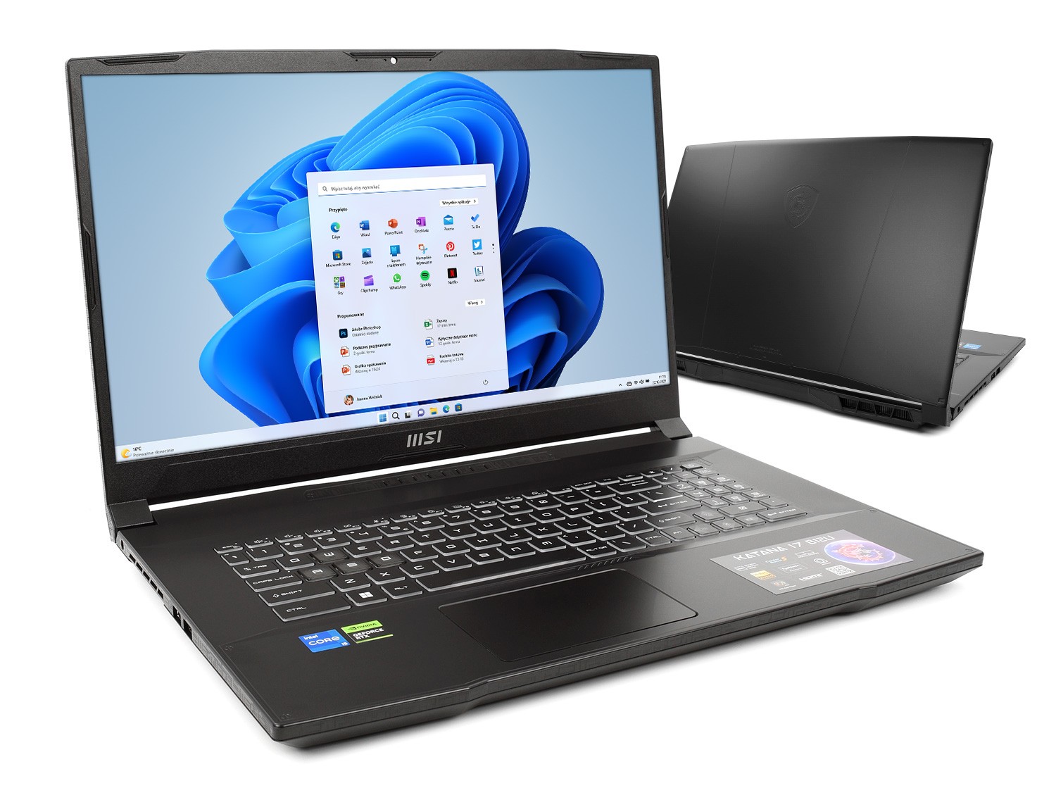 MSI Katana 17 B12UCRK-1054PL - i5-12450H 17,3'' 32GB 1TB Win11 RTX 3050 B12UCRK-1054PL_32GB_1000SSD