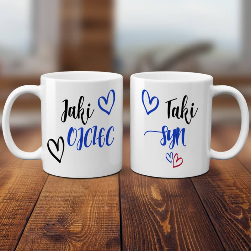 Zestaw kubków - Jaki Ojciec Taki Syn