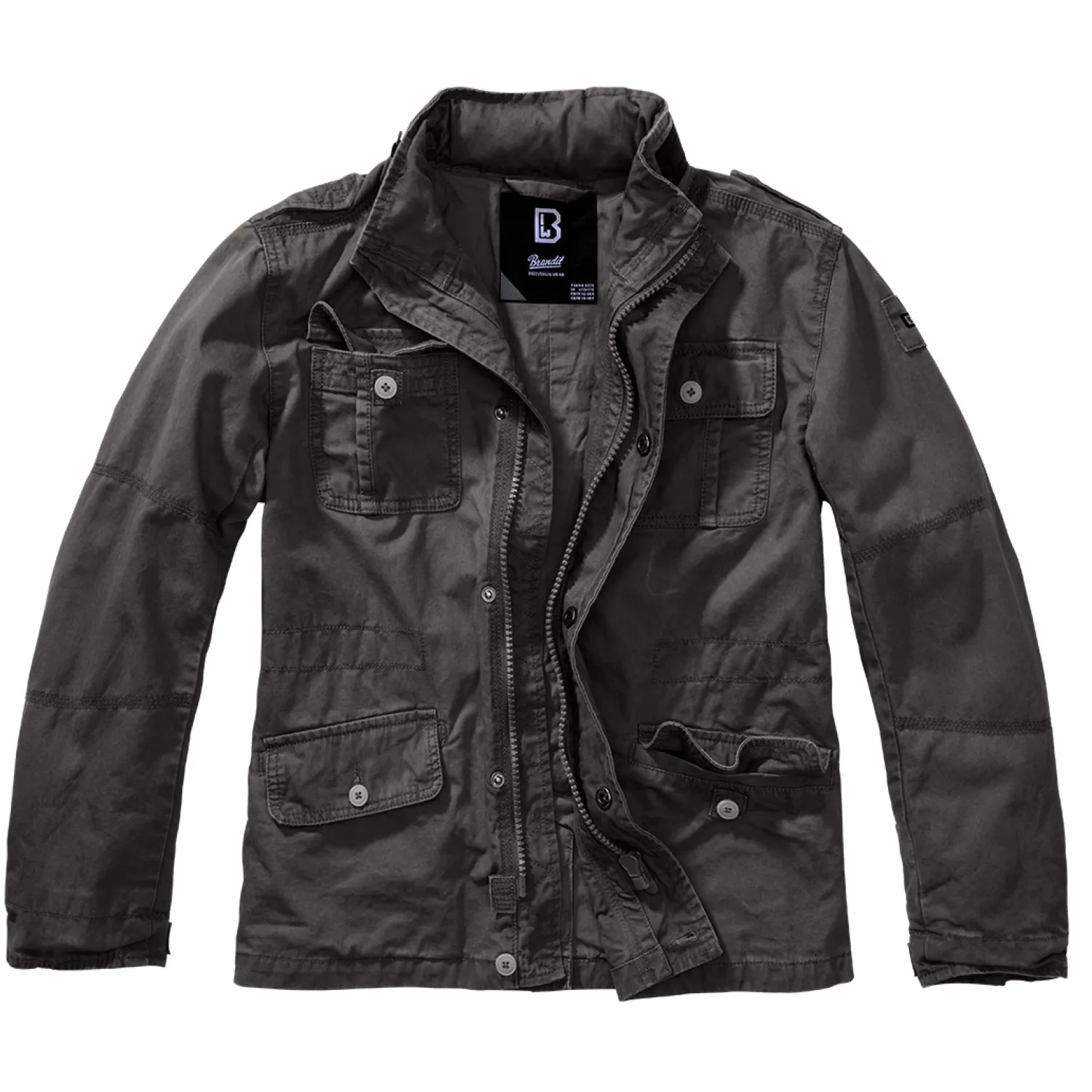 Kurtka dziecięca BRANDIT Britannia Jacket - Czarna 158-164 (13-14 Lat)