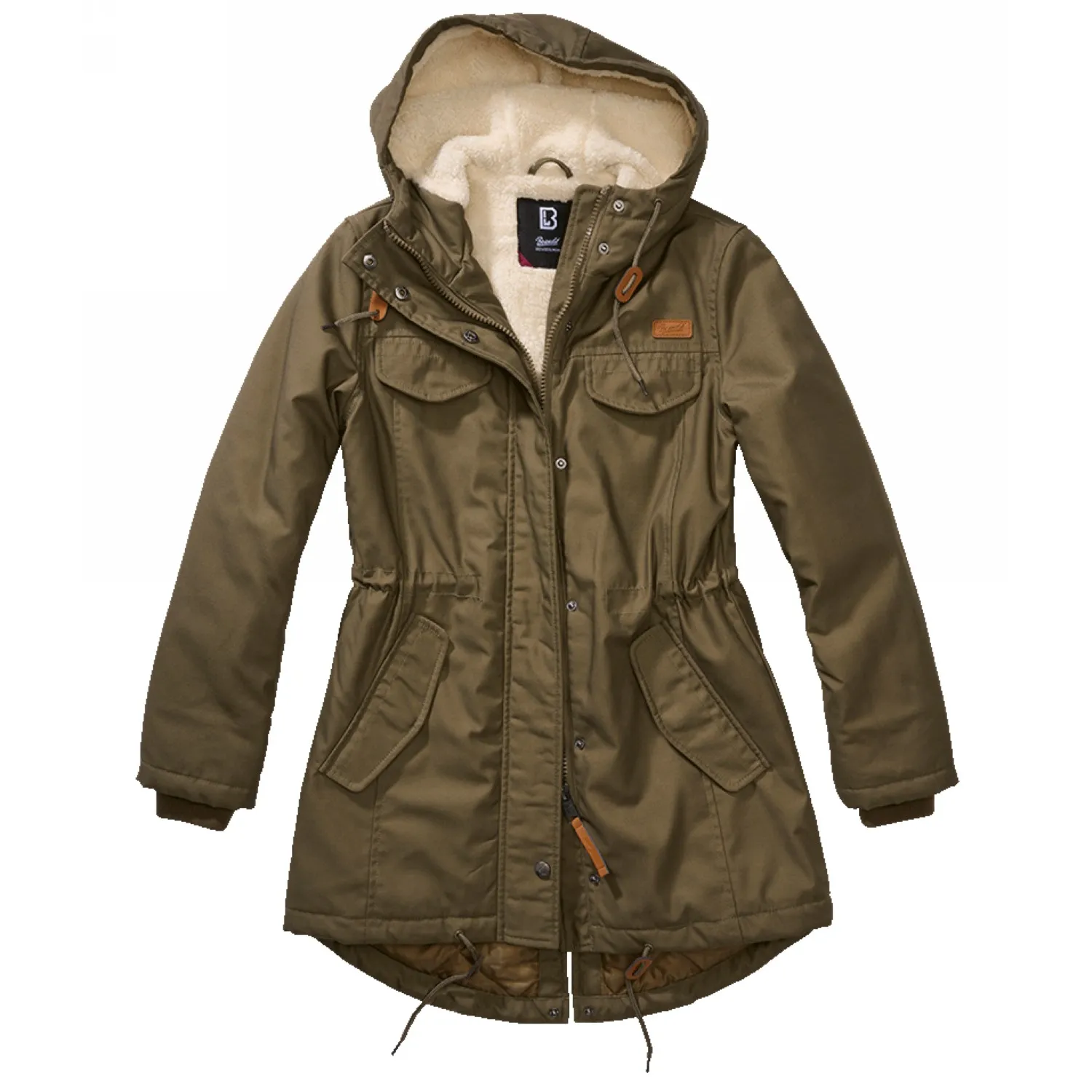 Kurtka damska BRANDIT Marsh Lake Parka - Oliwkowa S