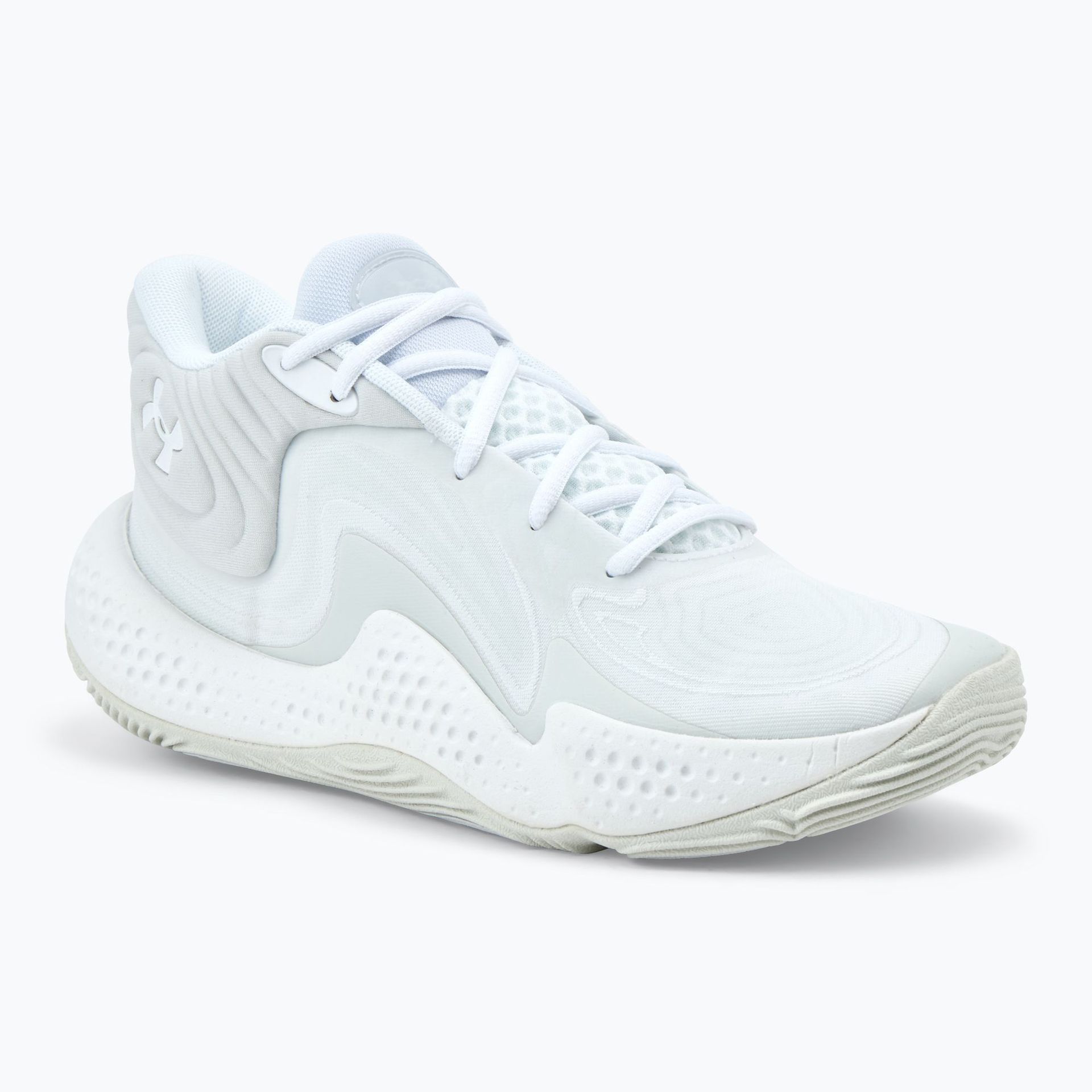 Buty do koszykówki Under Armour Spawn 6 white/distant gray/white clay WYSYŁKA W 24H 30 DNI NA ZWROT