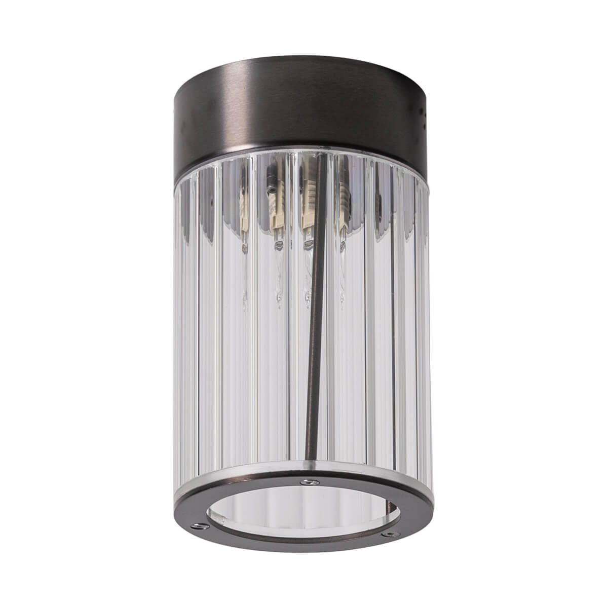 Lampa sufitowa Aria 1231 Zuma tubka przezroczysty tytanowy