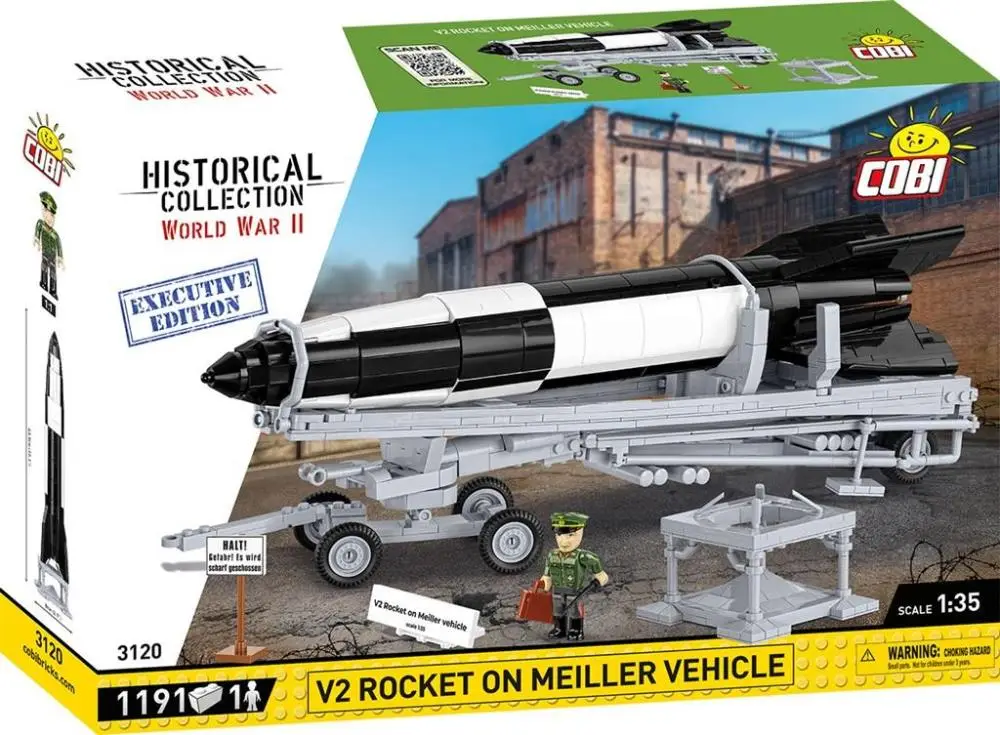 Historical Collection V2 Rakieta z transporterem - Cobi