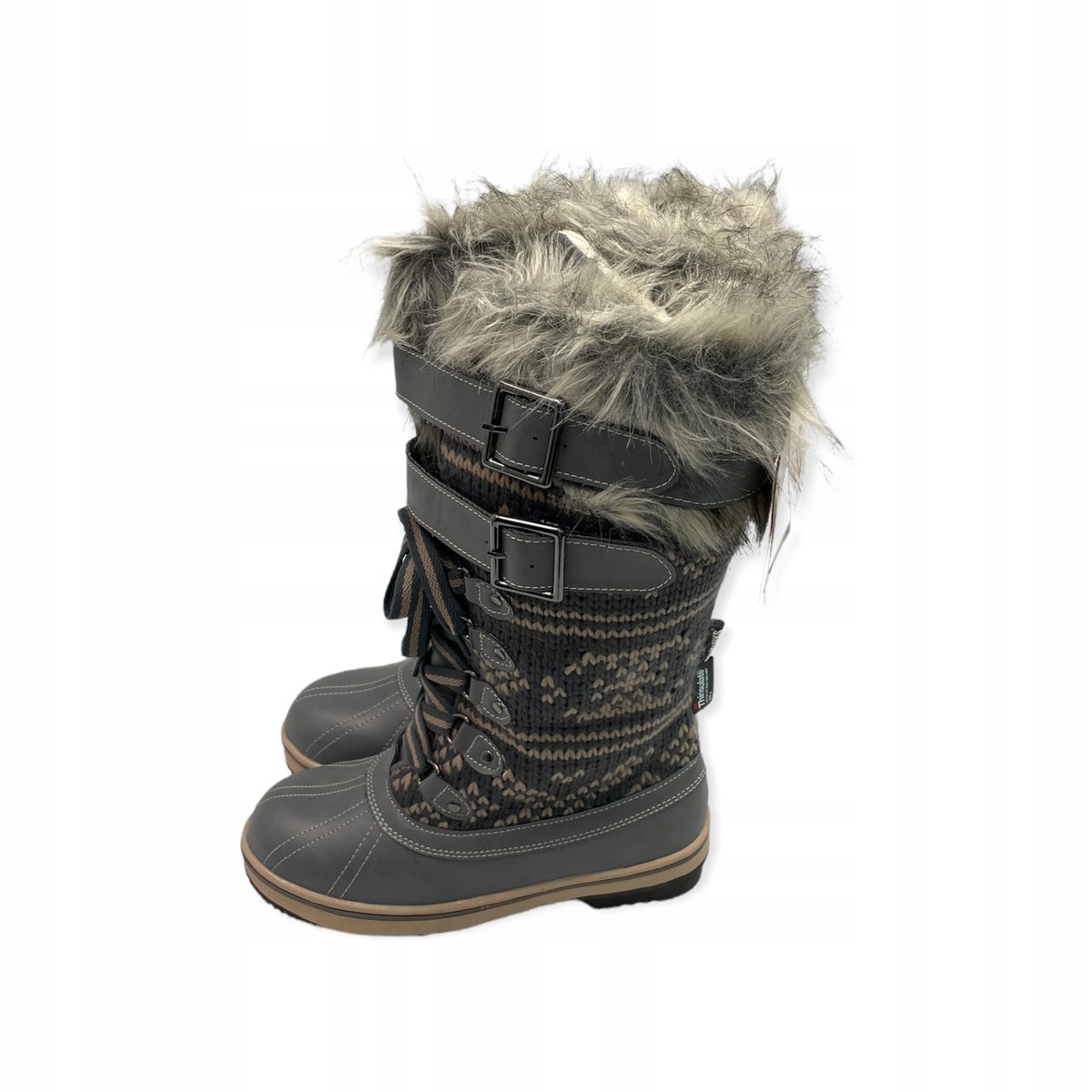 Muk Luks Damskie Buty śnieżne kozaki futerko 37