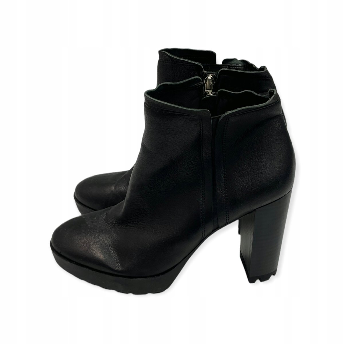 Czarne botki damskie obcas KENNETH COLE 40,5