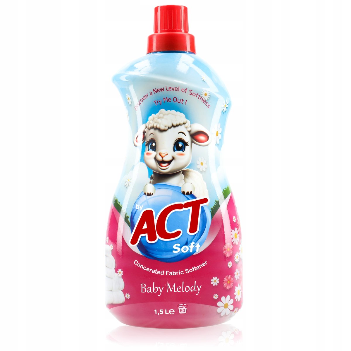 Płyn do Płukania Tkanin Koncentrat Zmiękczający ACT Soft 60 prań 1,5 L