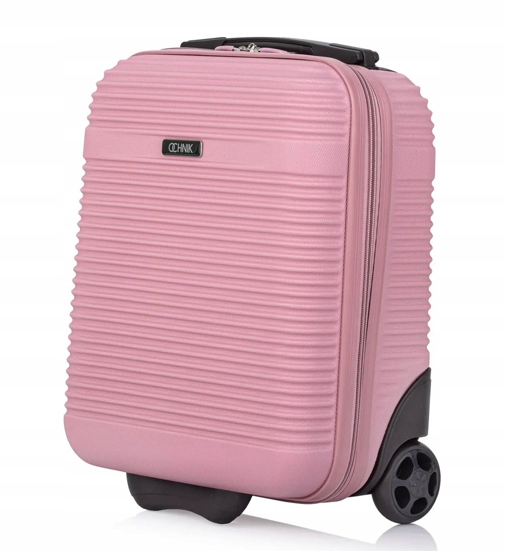 Walizka OCHNIK mała podręczna Wizzair 40x30x18 40x30x20 różowa / pudrowa