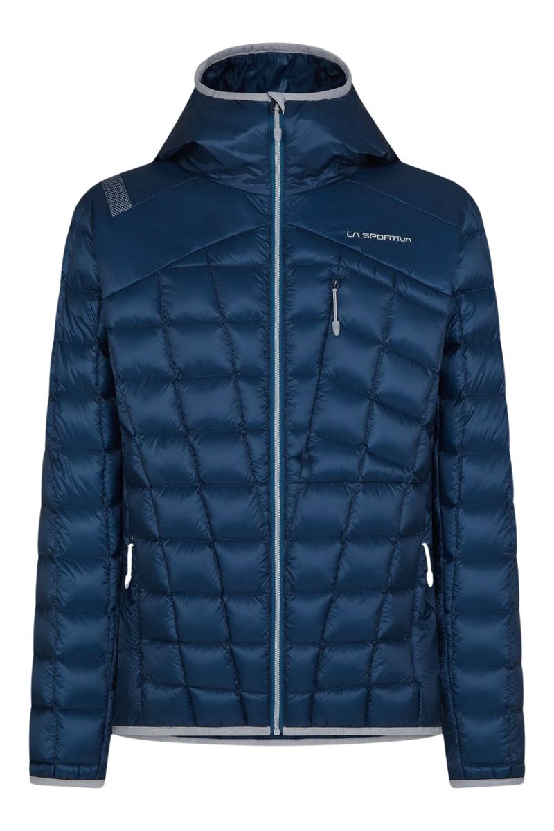 Kurtka męska La Sportiva D'Herens Down trekkingowa granatowa pikowana -S