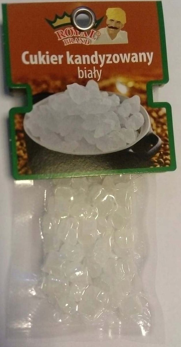 Cukier kandyzowany naturalny biały - LODOWY 60G