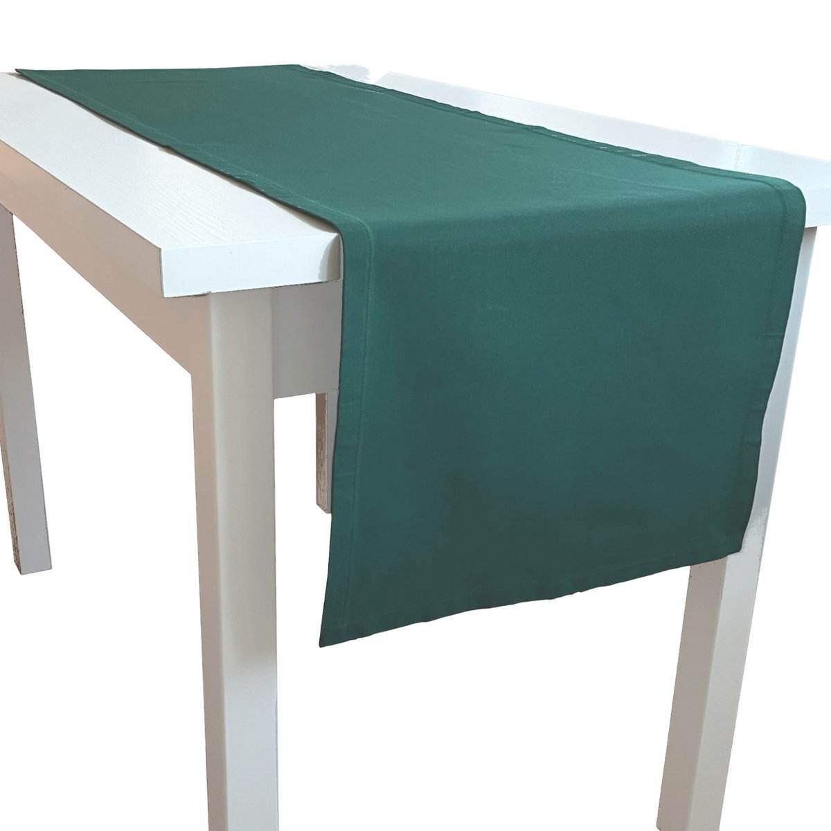 Bieżnik zieleń butelkowa profess cotton 40x130