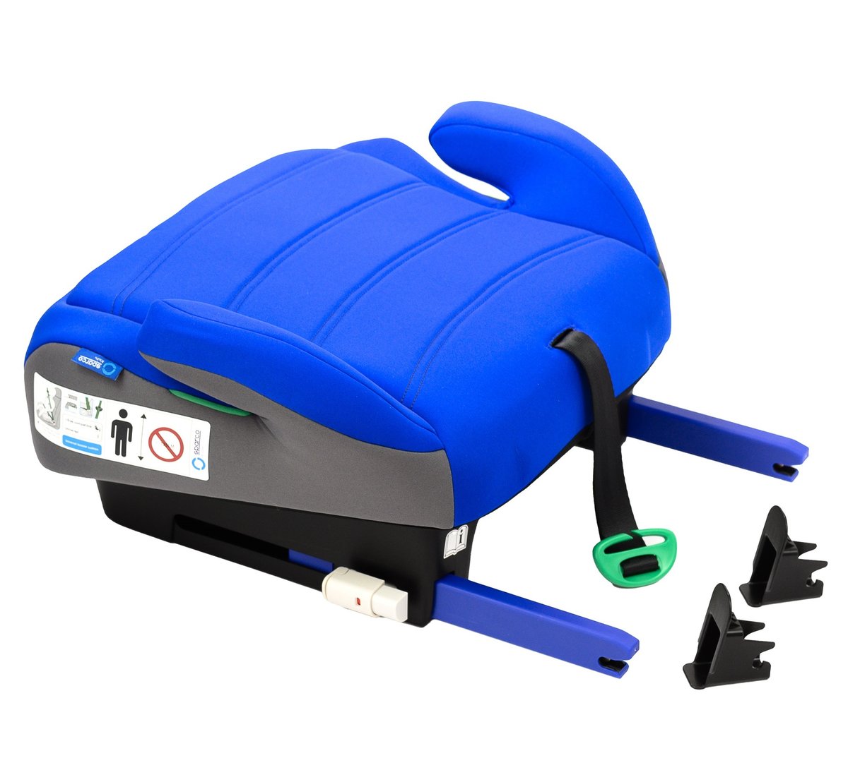 Sparco I-Size Fotelik Podstawka Booster 125-150Cm Isofix   Blue/Grey