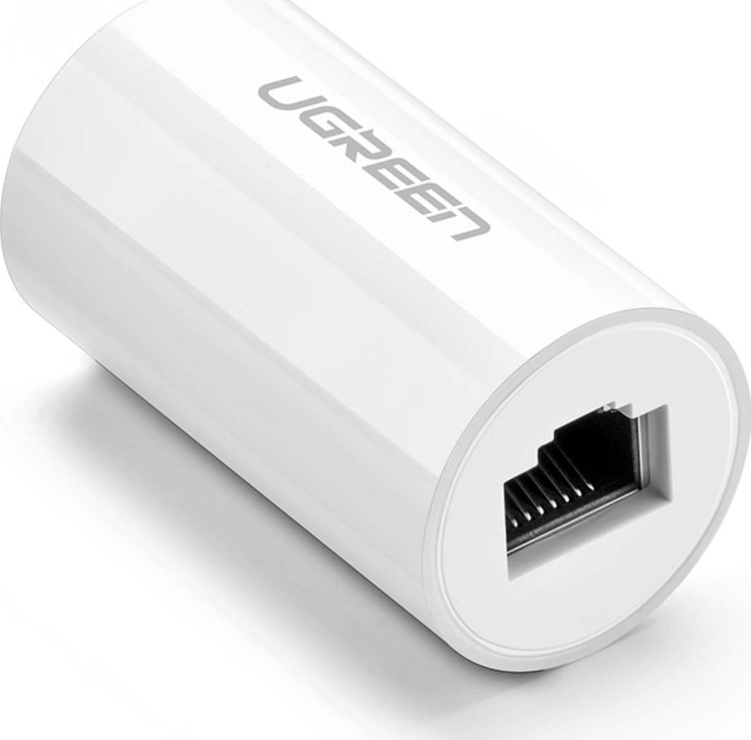 Adapter AV Ugreen Złączka sieciowa UGREEN NW116 RJ45 / RJ45 biała