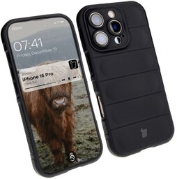 Bizon Pancerne etui Case Tur do iPhone 16 Pro, czarne