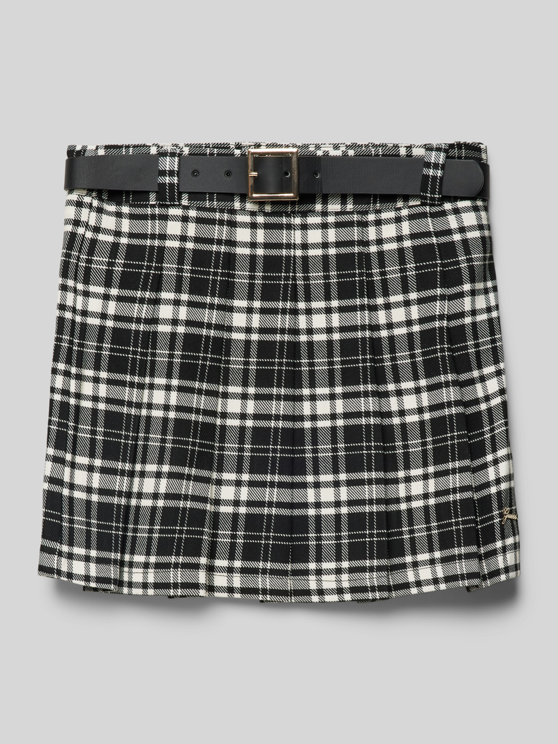 Spódnica mini z paskiem