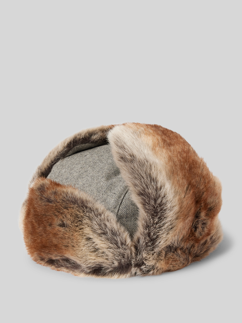 Czapka ze sztucznym futrem model ‘KAMIKAZE’
