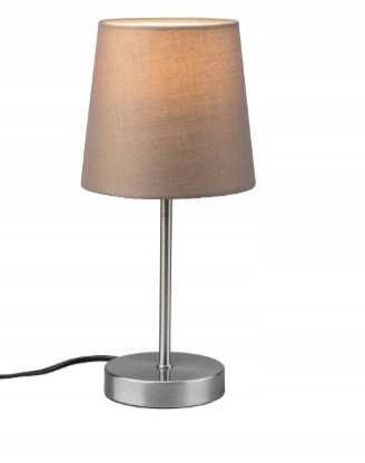 Lampa stołowa LED z tekstylnym abażurem LIVARNO home, 470 lm czarna