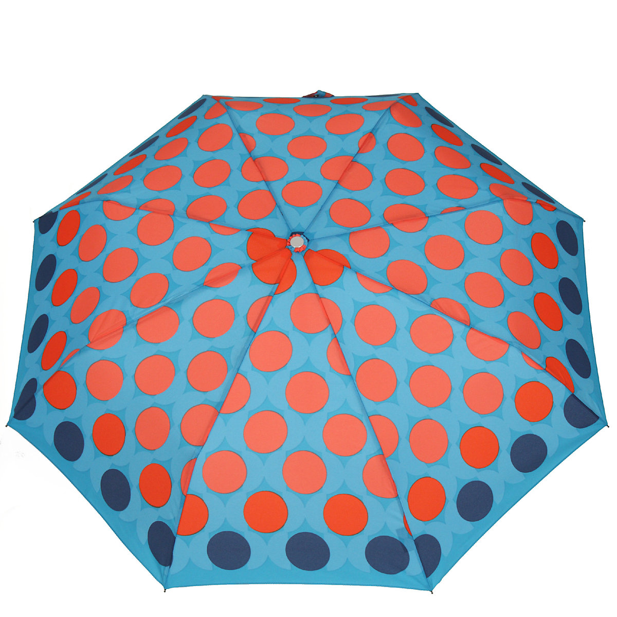 Turkusowy parasol damski automatyczny od F.P. PARASOL Wiatroodporny