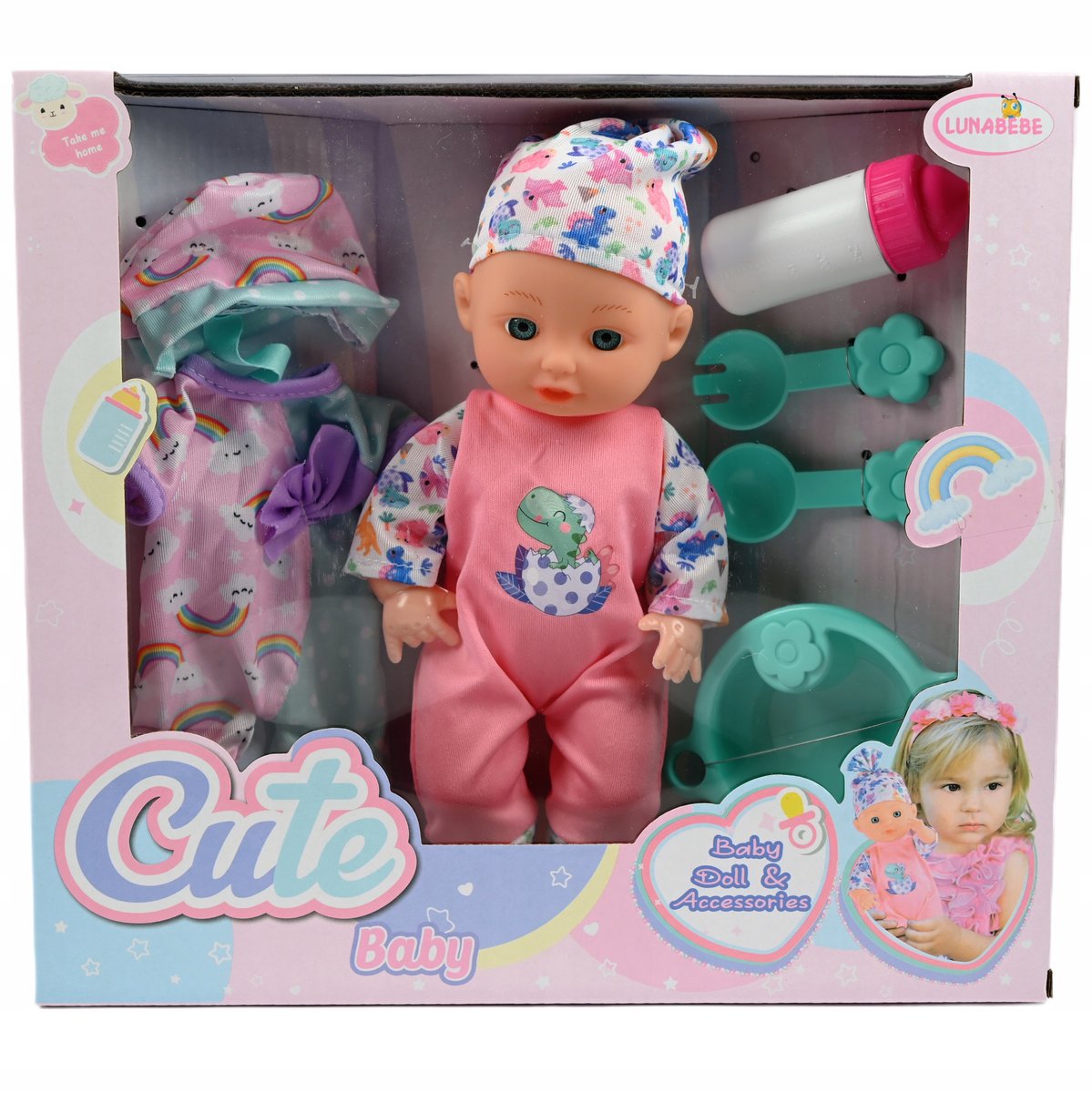 NIEMOWLAK LALKA BOBAS JAK ŻYWY NOWORODEK W ŚPIOSZKACH 25CM