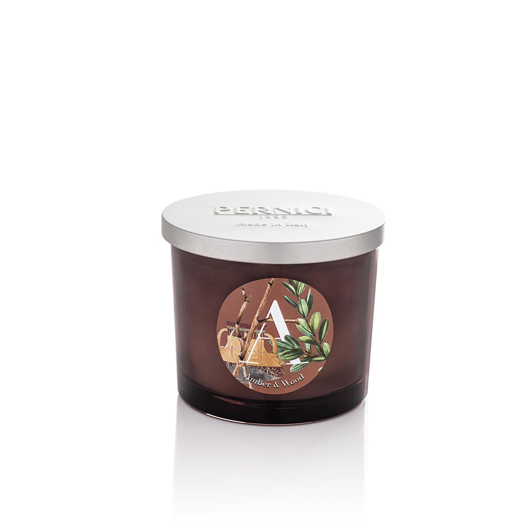 Świeca zapachowa Amber & Wood - Bursztyn i drzewo 200 g