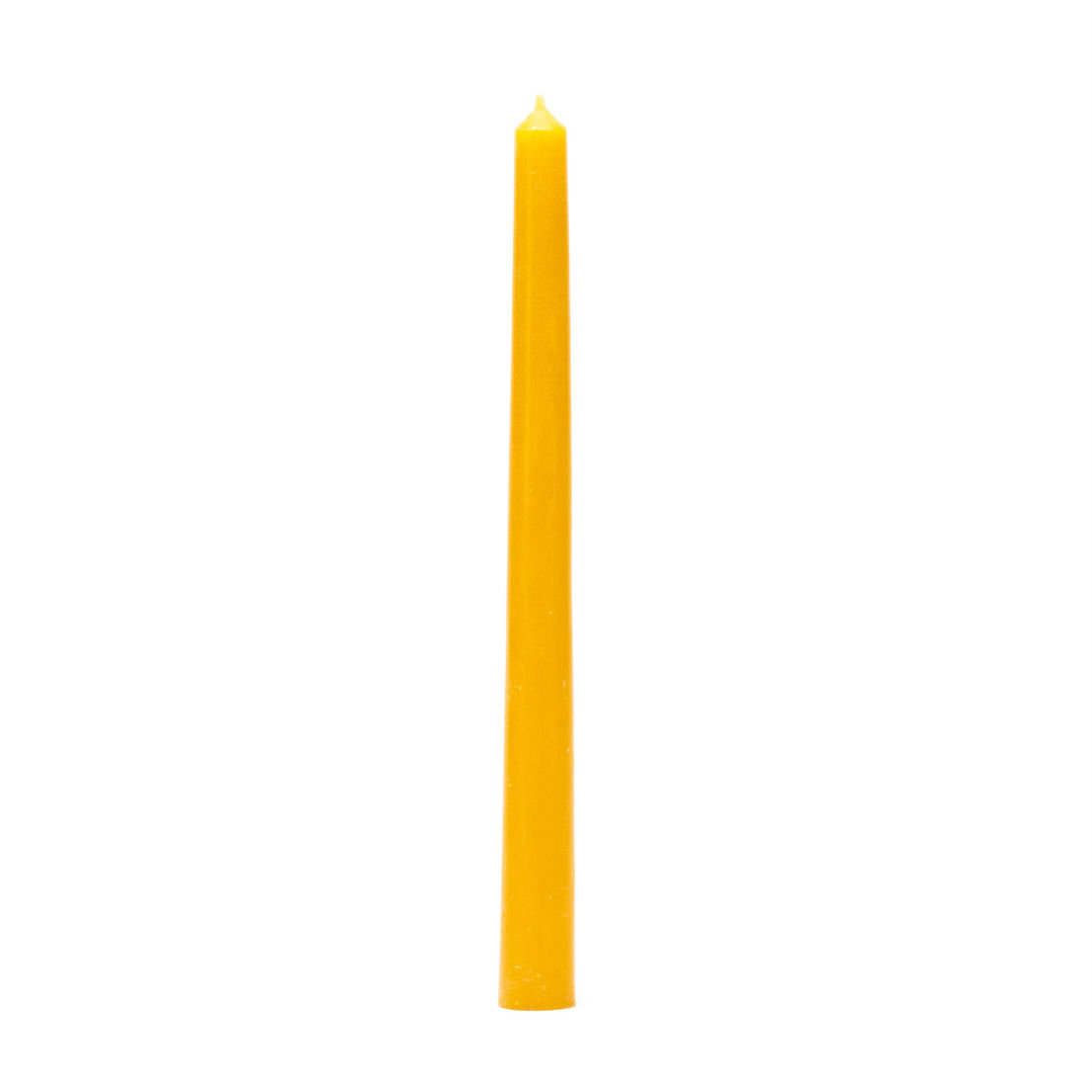 Świeca z wosku pszczelego stożek FI 2cm wys. 25 cm